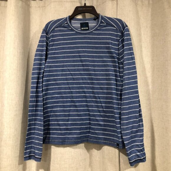 Prana men's tee top t-shirt long sleeve Small Gorpcore - Picture 1 of 3